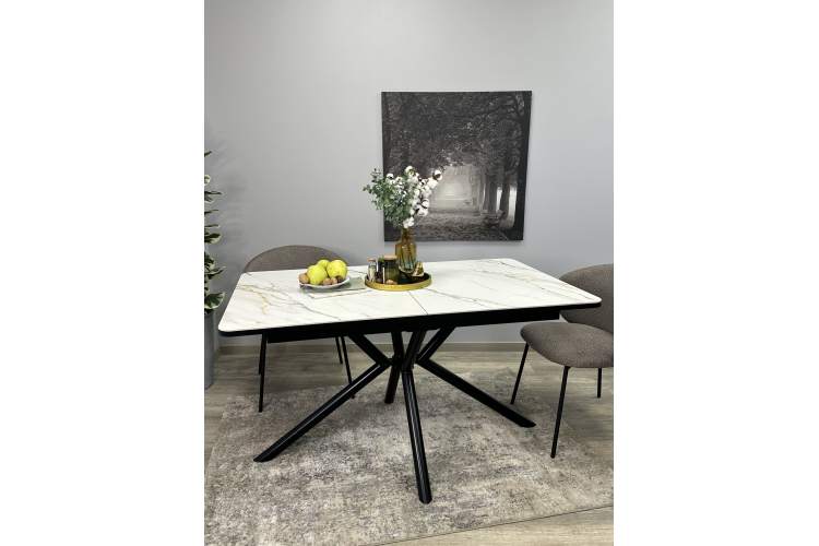 Стол KENNER DM1400 черный/керамика золотая-17