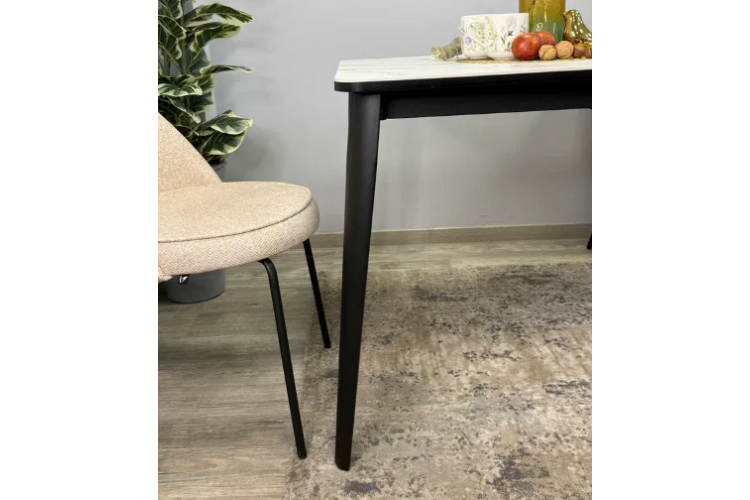 Стол KENNER KS1400 черный/керамика мрамор золотой-8