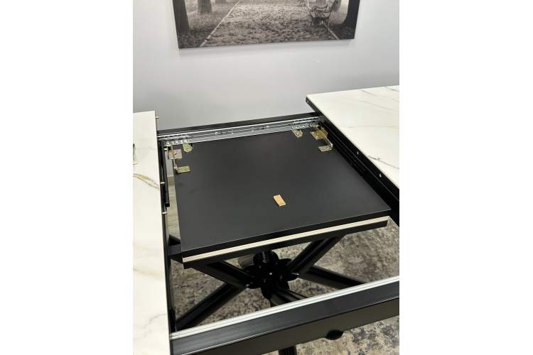 Стол KENNER DM1400 черный/керамика золотая-19