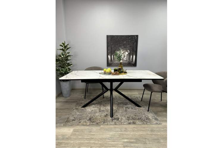 Стол KENNER DM1400 черный/керамика золотая-20