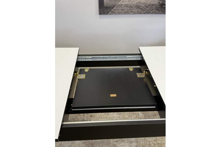 Стол KENNER 1100K венге/стекло белое глянец-15