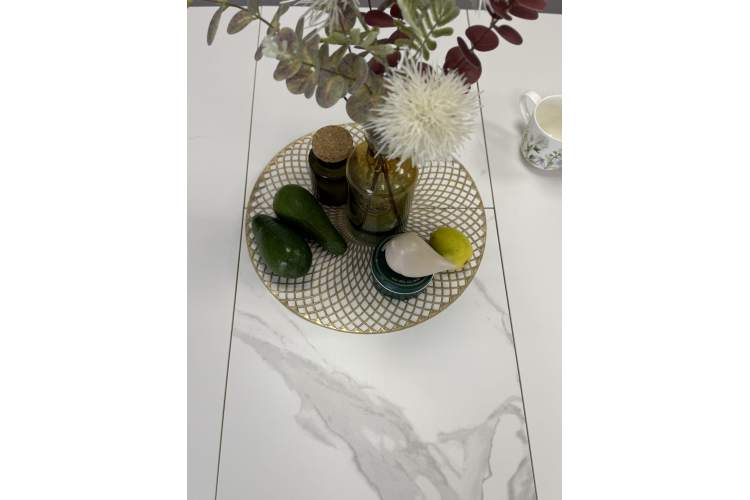 Стол KENNER BR1200 черный/GLORIA WHITE-22