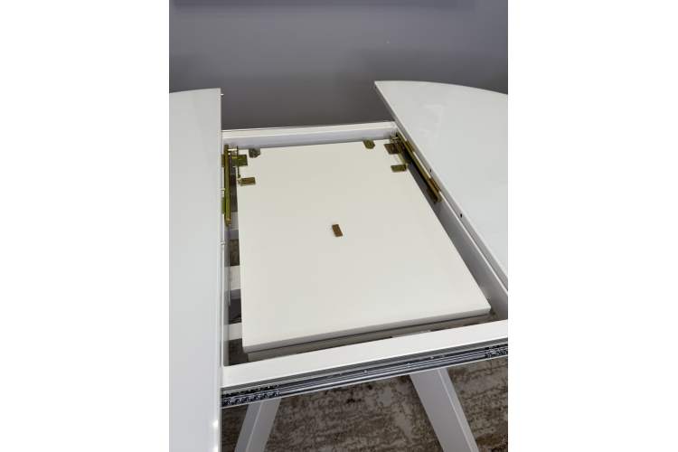 Стол KENNER RL1100 белый/стекло белое глянец-9