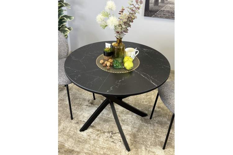 Стол KENNER R900 черный/керамика черная-10