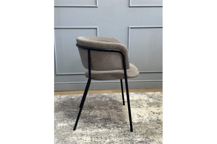 Комплект стульев 2шт KENNER 303SD черный/микробукле капучино-3