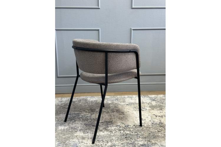 Комплект стульев 2шт KENNER 303SD черный/микробукле капучино-4