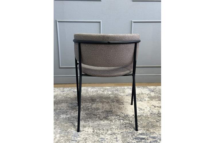 Комплект стульев 2шт KENNER 303SD черный/микробукле капучино-5