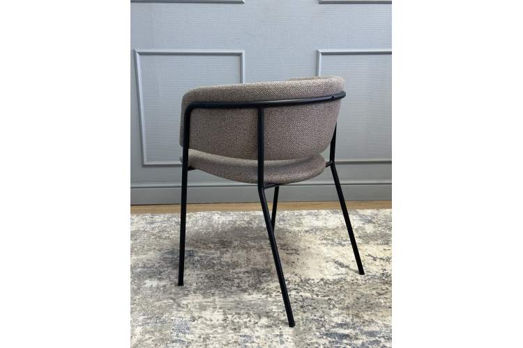 Комплект стульев 2шт KENNER 303SD черный/микробукле капучино-6