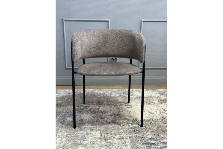 Комплект стульев 2шт KENNER 303SD черный/микробукле капучино-9