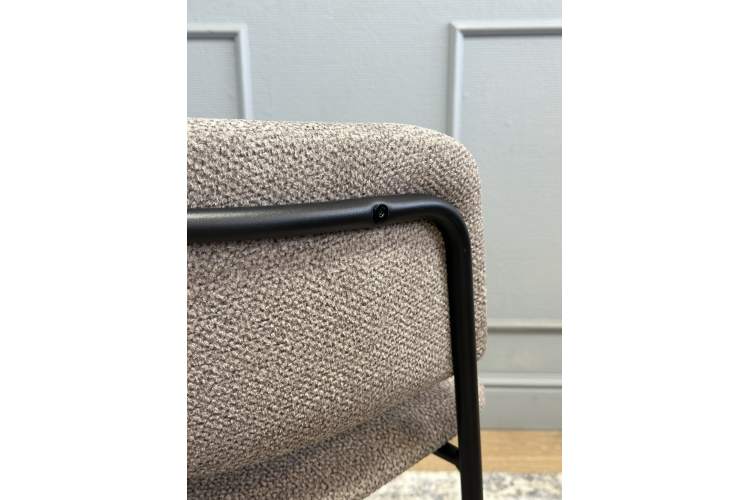 Комплект стульев 2шт KENNER 303SD черный/микробукле капучино-11