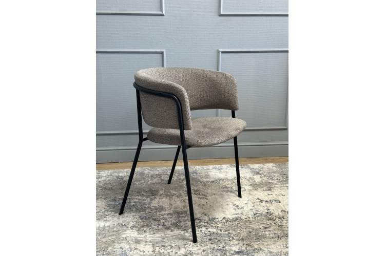 Комплект стульев 2шт KENNER 303SD черный/микробукле капучино-16