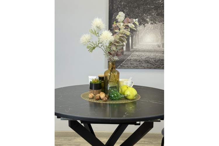 Стол KENNER R900 черный/керамика черная-4