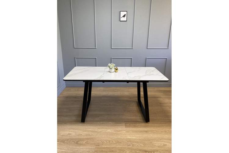 Стол KENNER AZ1200 черный/керамика мрамор белый-12