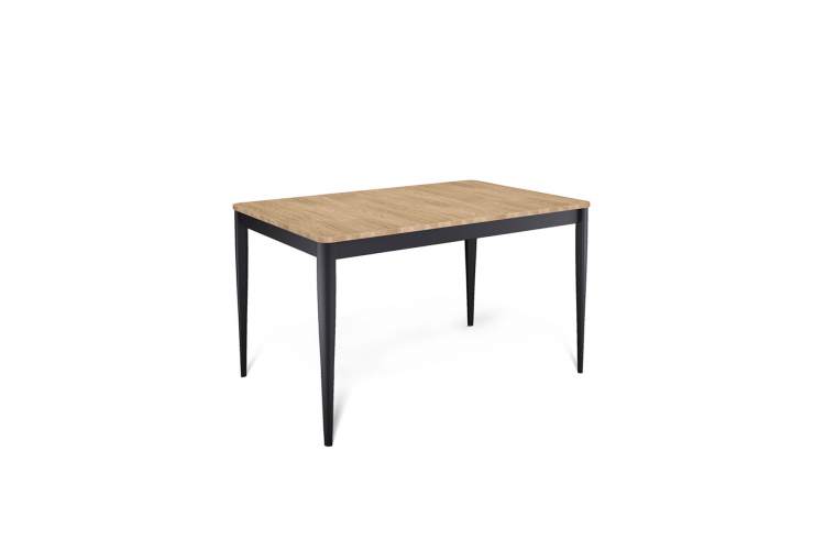 Стол KENNER KS1200 черный/дуб коричневый