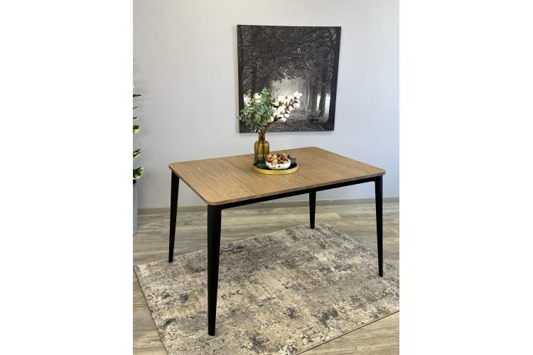 Стол KENNER KS1200 черный/дуб коричневый-19