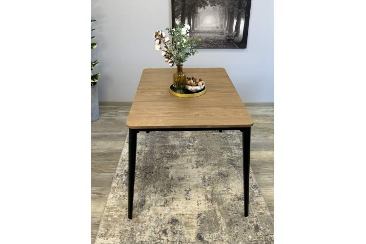 Стол KENNER KS1200 черный/дуб коричневый-21