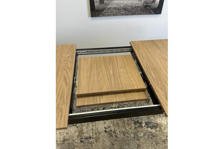 Стол KENNER KS1200 черный/дуб коричневый-20