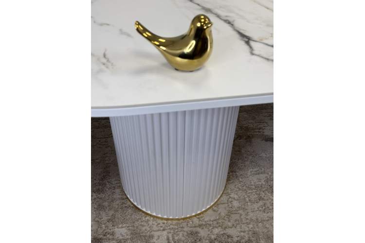 Стол KENNER LD2000 белый/керамика мрамор золотой-16