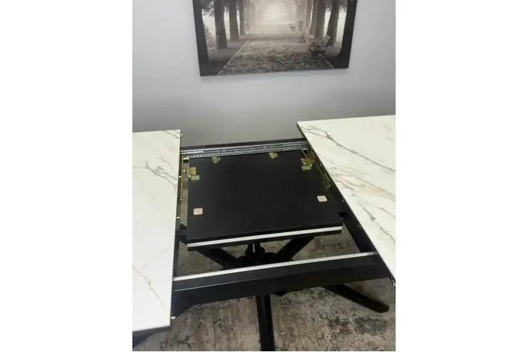 Стол KENNER DM1550 черный/керамика золотая-4