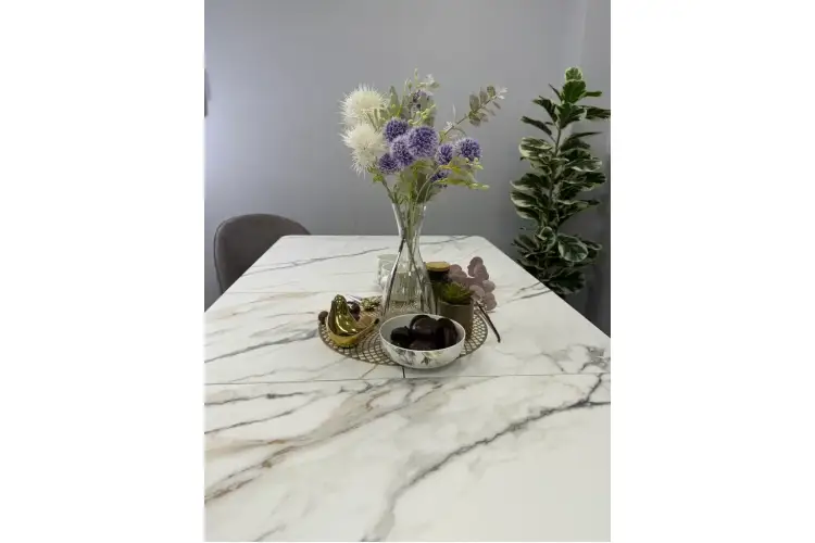 Стол KENNER DM1550 черный/керамика золотая-7