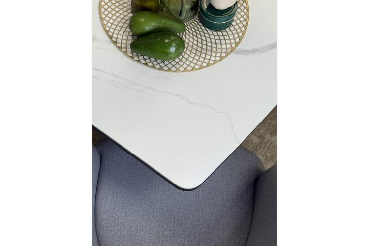 Стол KENNER BR1200 черный/GLORIA WHITE-5