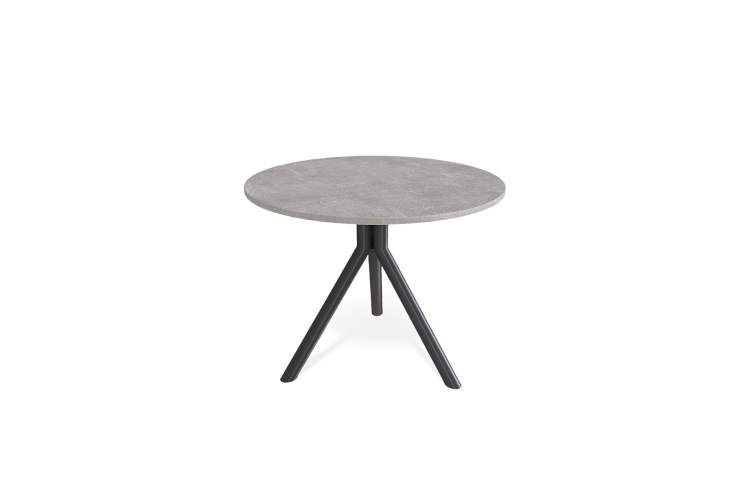 Стол KENNER RR900 черный/мрамор светло-серый