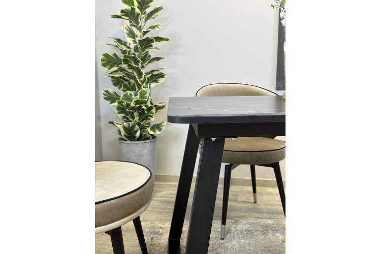 Стол KENNER AZ1200 черный/керамика мрамор черный-8