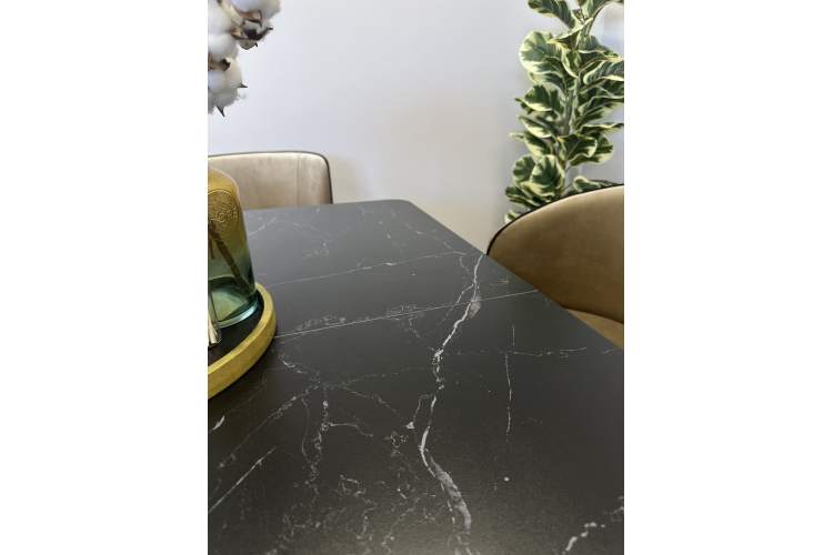 Стол KENNER AZ1200 черный/керамика мрамор черный-9