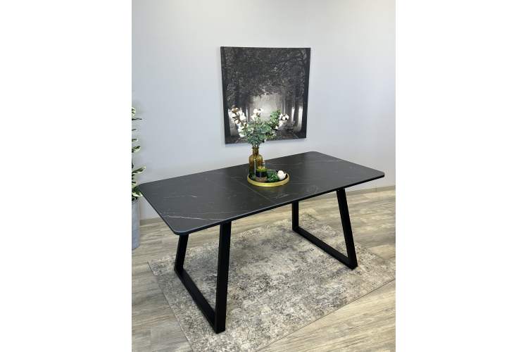 Стол KENNER AZ1200 черный/керамика мрамор черный-13