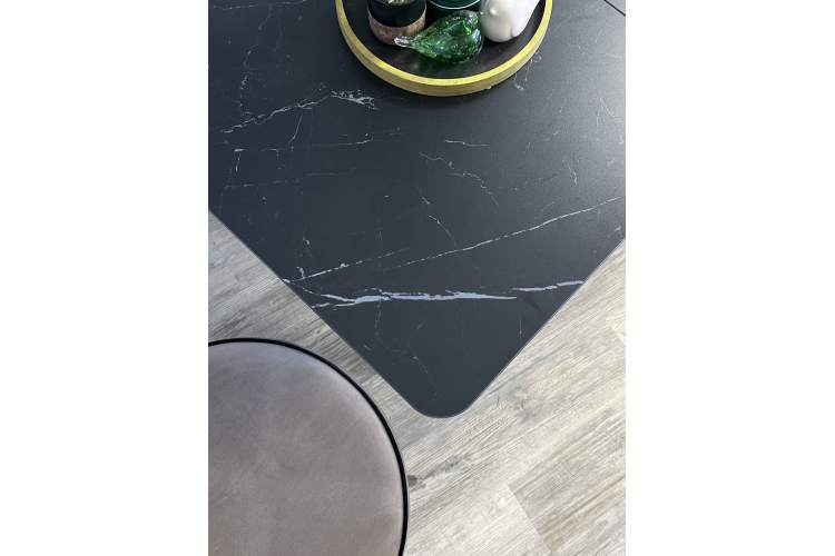 Стол KENNER AZ1200 черный/керамика мрамор черный-3
