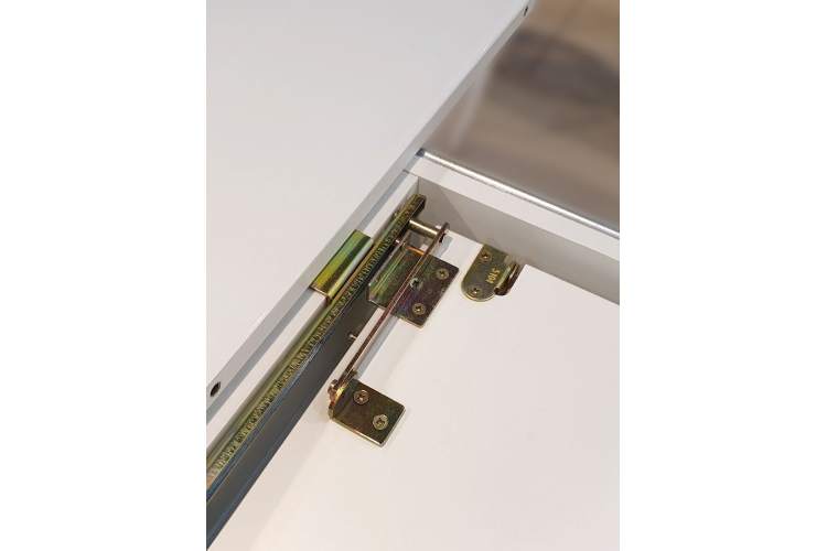 Стол KENNER R1100 хром/стекло белое глянец-8