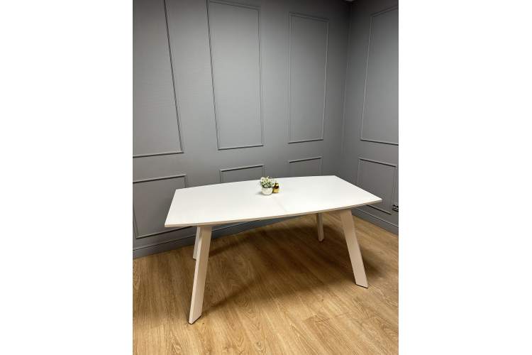 Стол KENNER SL1600 белый/стекло белое сатин-1