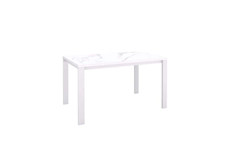 Стол KENNER BL1300 белый/керамика мрамор белый