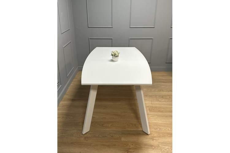 Стол KENNER SL1600 белый/стекло белое сатин-6