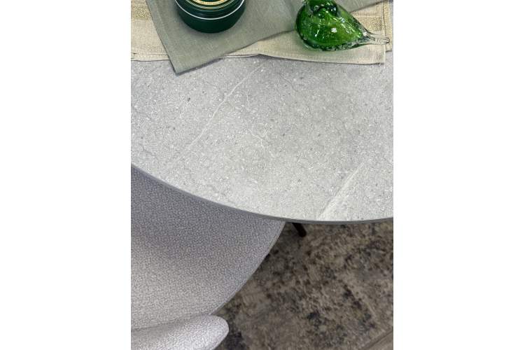 Стол KENNER RR900 черный/мрамор светло-серый-4