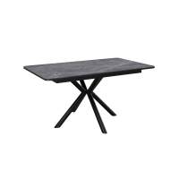 Стол KENNER DM1550 черный/керамика черная