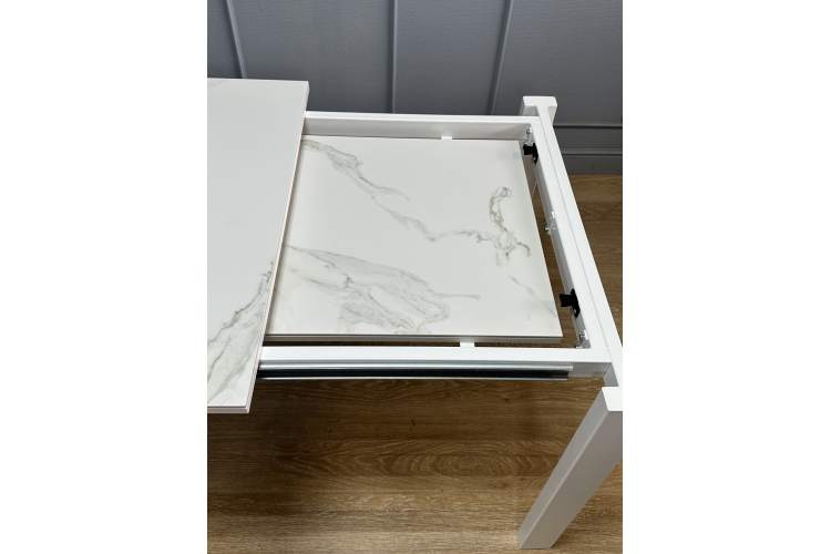 Стол KENNER BL1300 белый/керамика мрамор белый-11