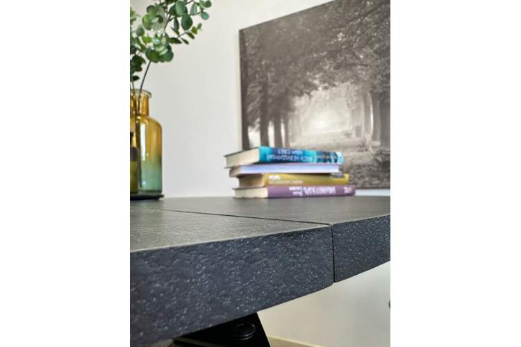 Стол KENNER DR1100 черный/сланец черный-3