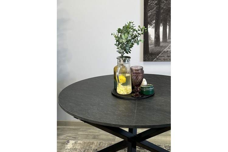 Стол KENNER DR1100 черный/сланец черный-6