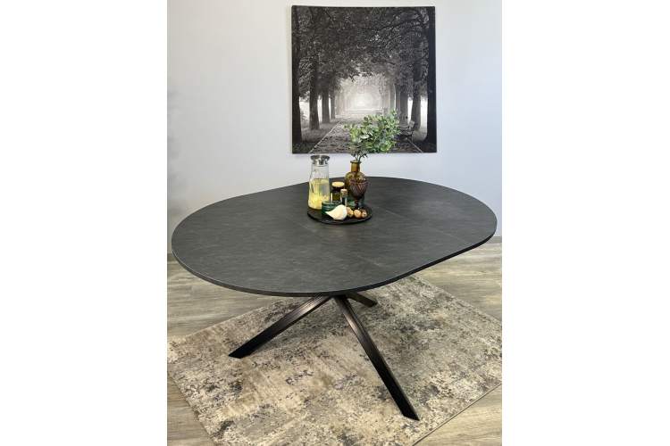 Стол KENNER DR1100 черный/сланец черный-9