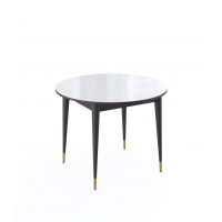 Стол KENNER K1000 венге/стекло белое сатин