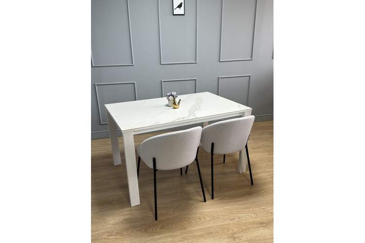 Стол KENNER BL1300 белый/керамика мрамор белый-13