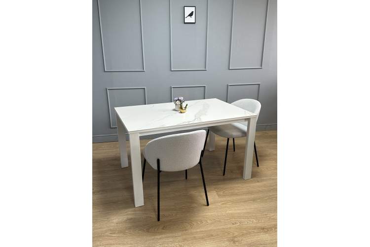 Стол KENNER BL1300 белый/керамика мрамор белый-5