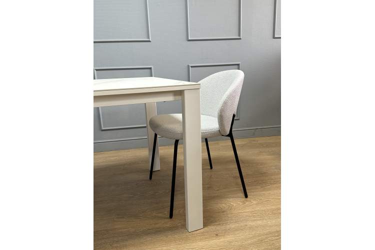 Стол KENNER BL1300 белый/керамика мрамор белый-4