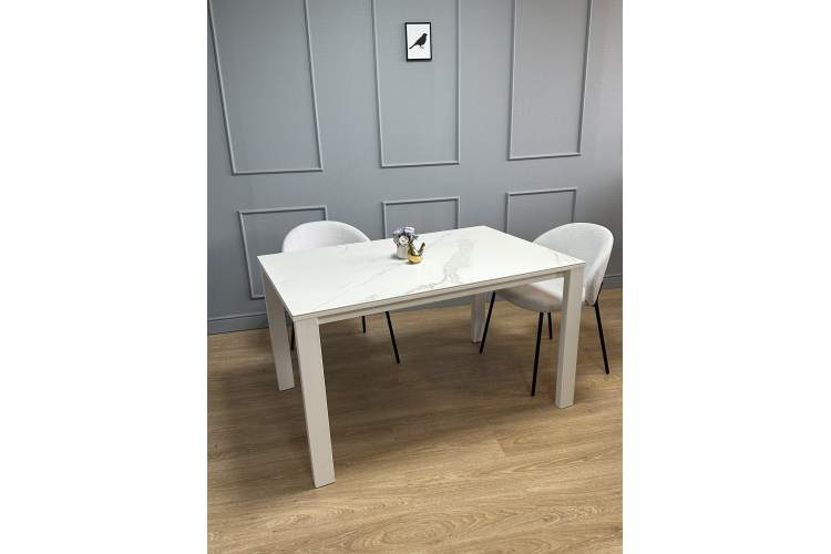 Стол KENNER BL1300 белый/керамика мрамор белый-2