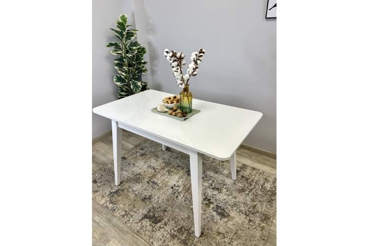 Стол KENNER 900 М белый/стекло белое глянец-4