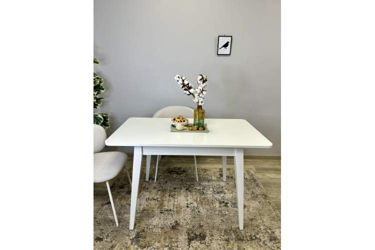 Стол KENNER 900 М белый/стекло белое глянец-8