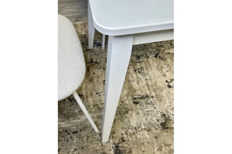 Стол KENNER 900 М белый/стекло белое глянец-5