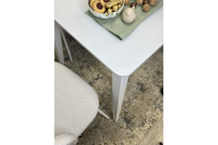 Стол KENNER 900 М белый/стекло белое глянец-3