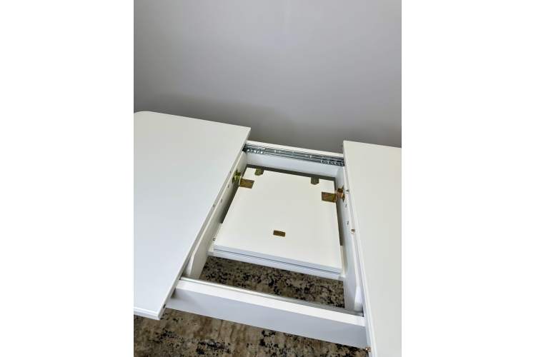 Стол KENNER 900 М белый/стекло белое глянец-12